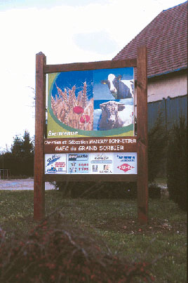 Structure panneau de ferme