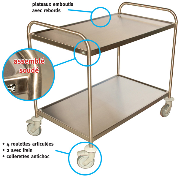 Chariot insemination inox