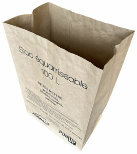 sac equarrissage papier 100L