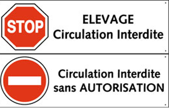 Circulation interdite élevage