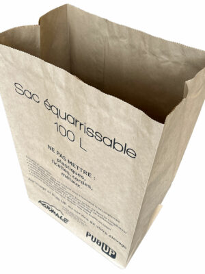 sac equarrissage papier 100L