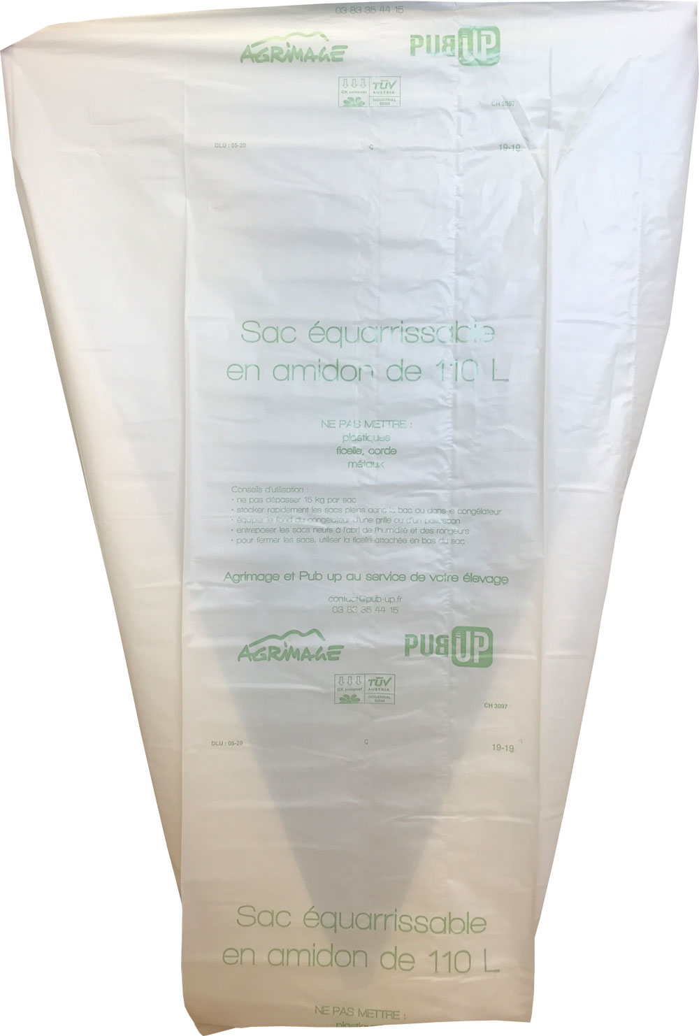 sac equarrissage amidon